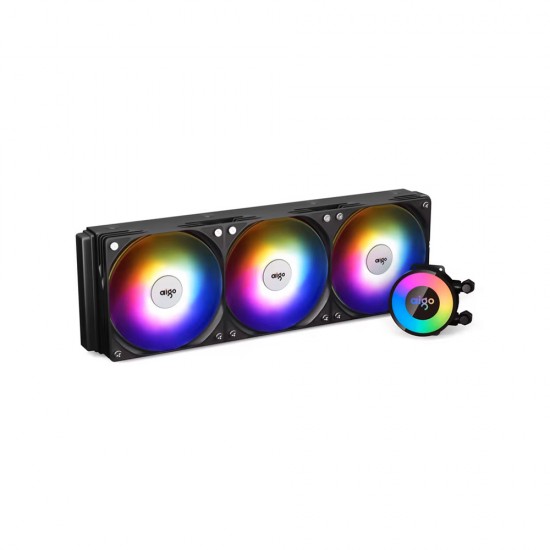 AIGO AP360 ARGB 360mm Siyah Sıvı Soğutucu AIGO AP360 ARGB 360mm Siyah Sıvı Soğutucu
