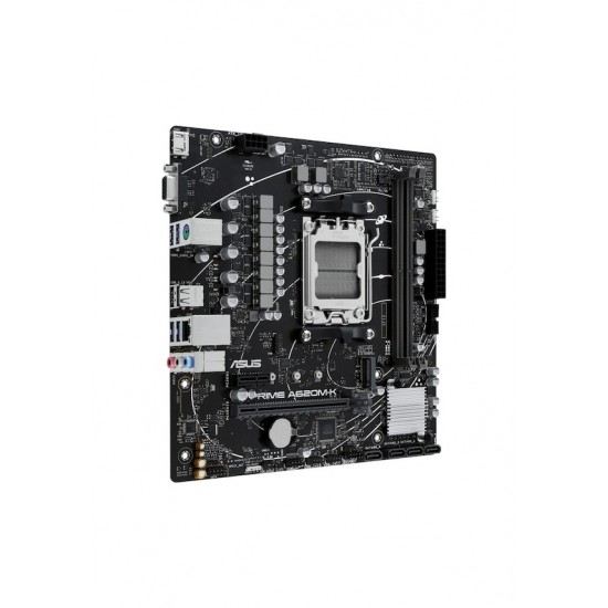 ASUS Prime A620M-K AMD AM5 DDR5 Max 96GB 6400 HDMI VGA 1XM2 MATX Anakart ASUS Prime A620M-K AMD AM5 DDR5 Max 96GB 6400 HDMI VGA 1XM2 MATX Anakart
