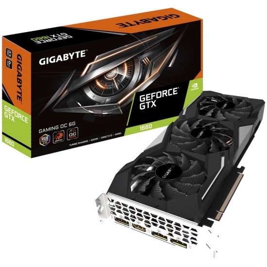 Gigabyte NVIDIA GeForce GTX 1660 OC GV-N1660GAMING-OC-6GD 6 GB 192 Bit GDDR5 Ekran Kartı